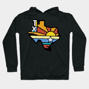 Texas State Outline Hoodie